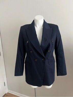 Banana Republic Navy Jacket Lining with Care Tag